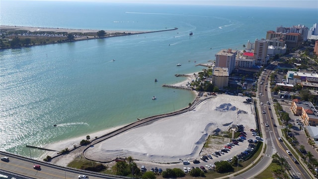 895 S Gulfview Blvd Unit 309, Clearwater Beach, FL 33767 - aerial view with a water view and a view of city