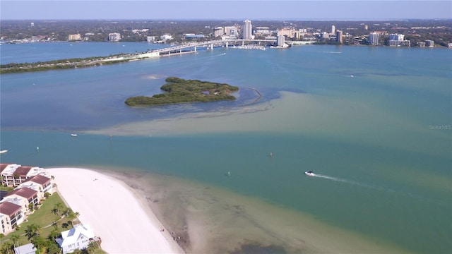 895 S Gulfview Blvd Unit 309, Clearwater Beach, FL 33767 - aerial view featuring a water view