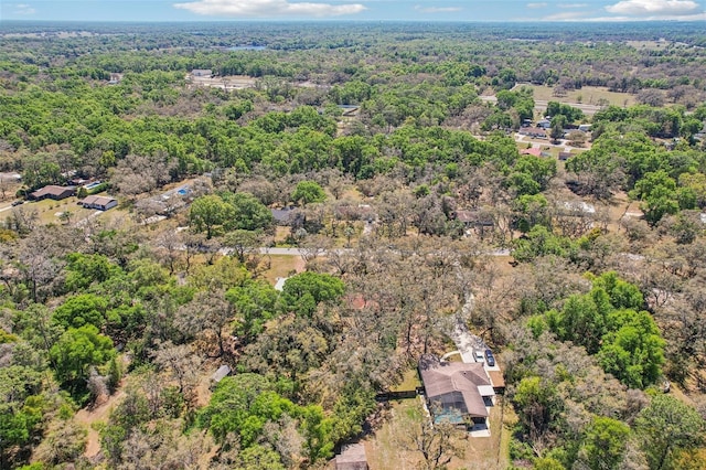 aerial view with a view of trees