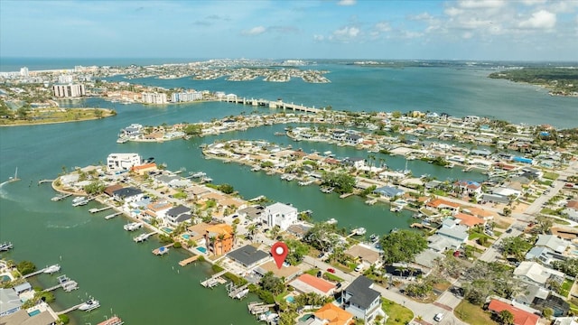 7912 3rd Ave S, Saint Petersburg, FL 33707 - view of property location with a nearby body of water and a marina