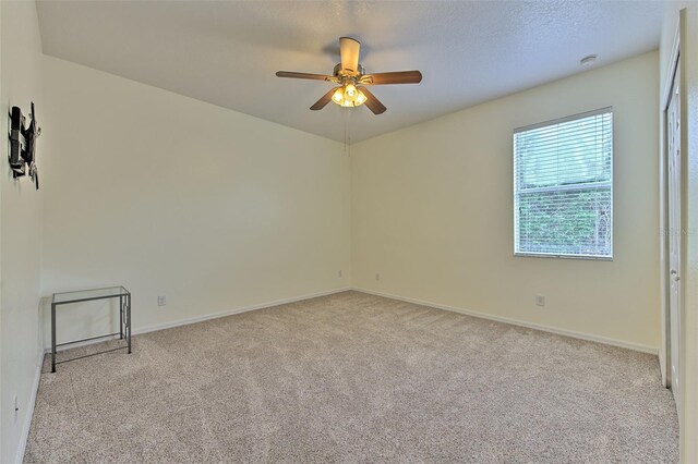 5409 Conch Shell Pl, Apollo Beach, FL 33572 - carpeted empty room with baseboards and ceiling fan