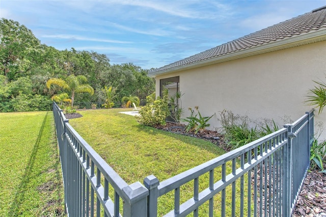 5409 Conch Shell Pl, Apollo Beach, FL 33572 - view of yard featuring fence