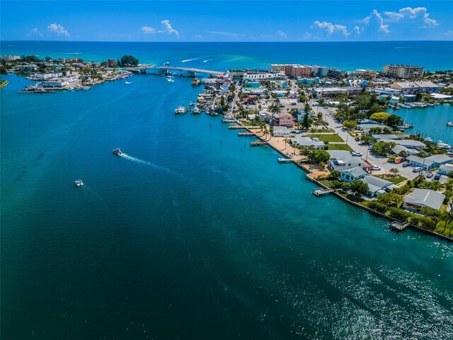 13000 Gulf Blvd Unit 109, Madeira Beach, FL 33708 - aerial view featuring a water view
