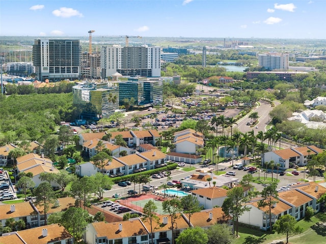 1901 Oyster Catcher Ln Unit 823, Clearwater, FL 33762 - aerial view with a city view