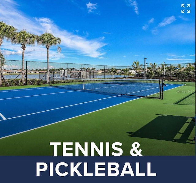 20647 Ovid Ln, Venice, FL 34293 - view of sport court featuring fence