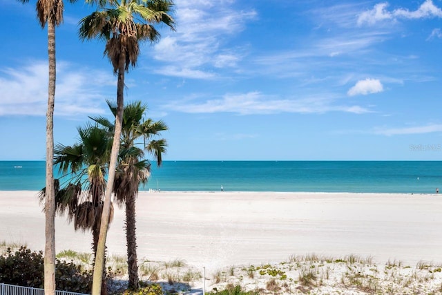 1350 Gulf Blvd Unit 301, Clearwater Beach, FL 33767 - view of water feature with a view of the beach