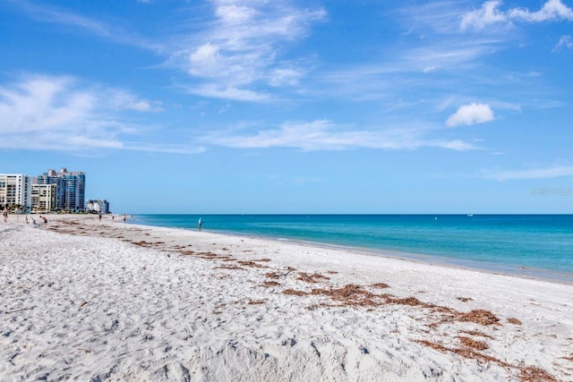 1350 Gulf Blvd Unit 301, Clearwater Beach, FL 33767 - water view featuring a beach view