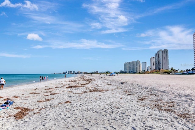 1350 Gulf Blvd Unit 301, Clearwater Beach, FL 33767 - water view featuring a beach view