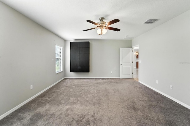 14050 Arbor Pines Dr, Riverview, FL 33579 - carpeted empty room with ceiling fan and baseboards