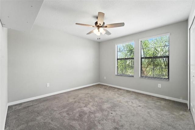 14050 Arbor Pines Dr, Riverview, FL 33579 - carpeted empty room with baseboards and a ceiling fan