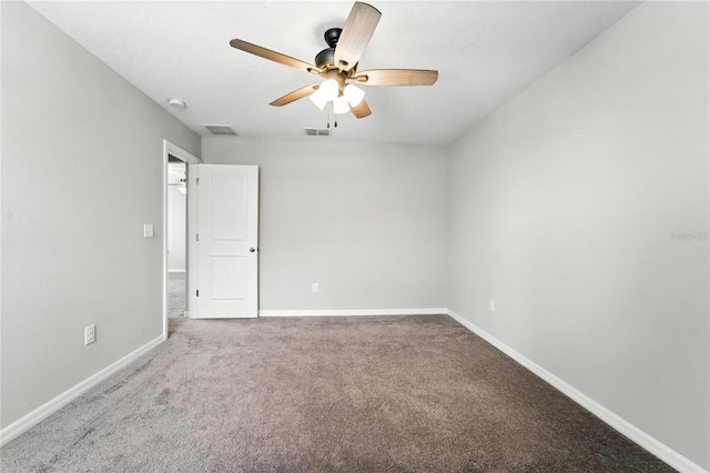 14050 Arbor Pines Dr, Riverview, FL 33579 - spare room featuring ceiling fan, carpet, and a smoke detector