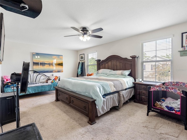 5946 81st Ave N, Pinellas Park, FL 33781 - bedroom featuring carpet flooring and ceiling fan