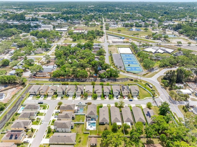 5946 81st Ave N, Pinellas Park, FL 33781 - birds eye view of property featuring a residential view