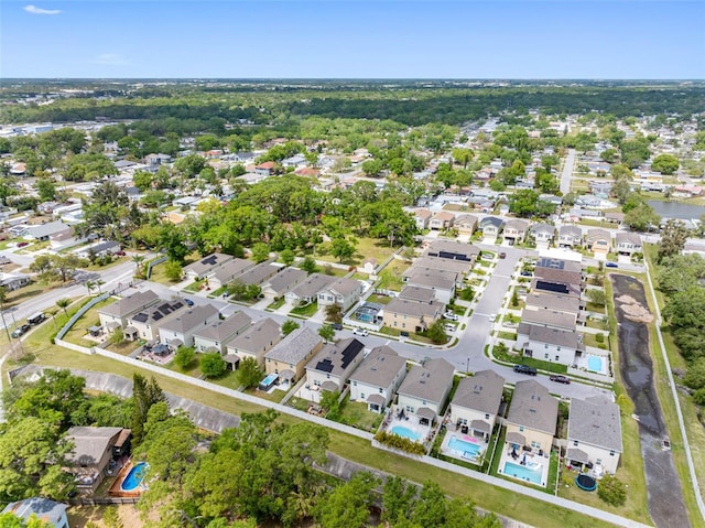 5946 81st Ave N, Pinellas Park, FL 33781 - drone / aerial view with a residential view