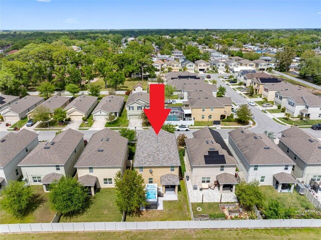 5946 81st Ave N, Pinellas Park, FL 33781 - birds eye view of property with a residential view