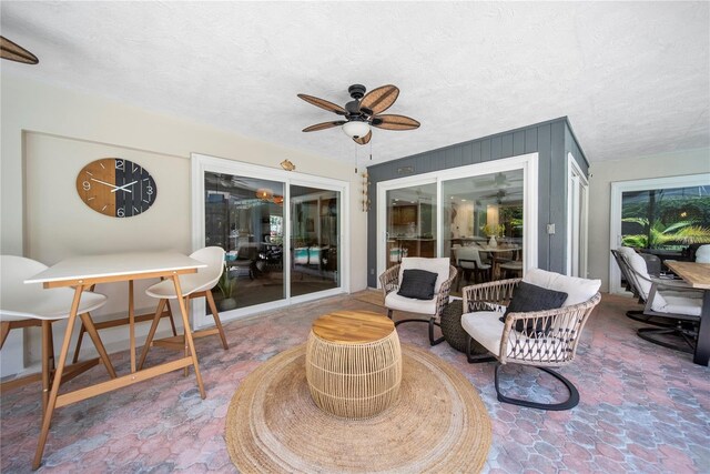 1810 Pine Hill Dr, Safety Harbor, FL 34695 - view of patio / terrace featuring ceiling fan