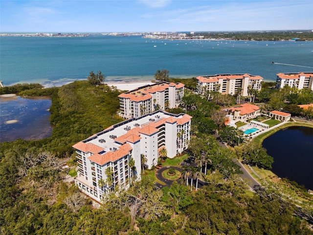 4750 Dolphin Cay Ln S Unit 209, Saint Petersburg, FL 33711 - drone / aerial view of apartment complex / building and a large body of water