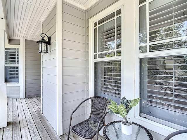 exterior space featuring covered porch