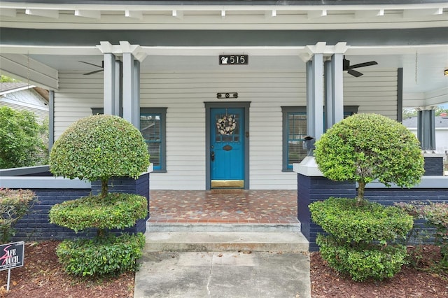 515 Frank Lloyd Wright Way, Lakeland, FL 33803 - view of exterior entry with a porch