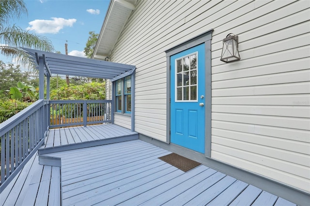 515 Frank Lloyd Wright Way, Lakeland, FL 33803 - view of wooden terrace