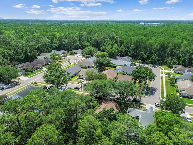 1187 Mistwood Dr, Tarpon Springs, FL 34688 - aerial view featuring a forest view and a residential view