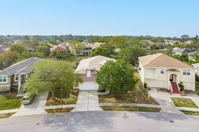 birds eye view of property featuring a residential view