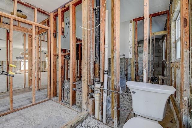 bathroom featuring toilet