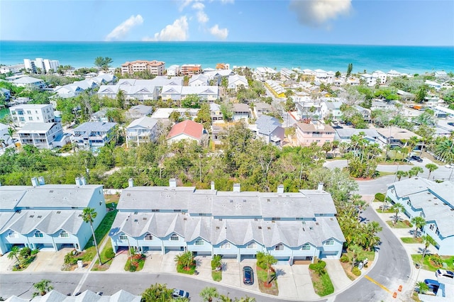 615 Garland Cir, Indian Rocks Beach, FL 33785 - aerial view of residential area with a nearby body of water
