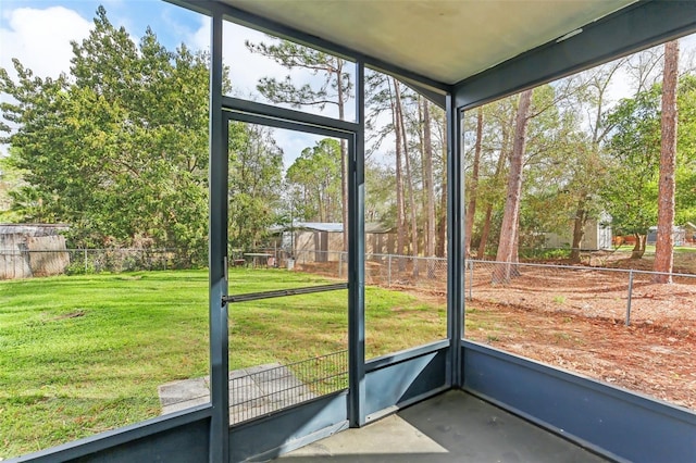 7711 Amherst St Unit A & B, Tampa, FL 33625 - view of unfurnished sunroom