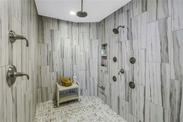 19816 Gulf Blvd Unit 201, Indian Shores, FL 33785 - bathroom with a tile shower