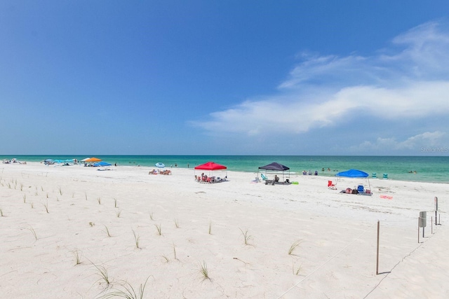 19816 Gulf Blvd Unit 201, Indian Shores, FL 33785 - property view of water featuring a view of the beach