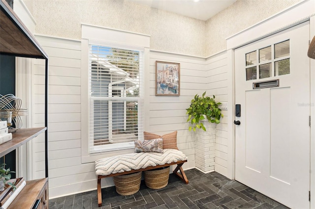 2910 W Aquilla St, Tampa, FL 33629 - entrance foyer featuring wood walls