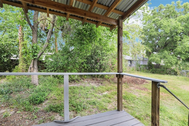 2920 E 20th Ave, Tampa, FL 33605 - deck featuring a lawn