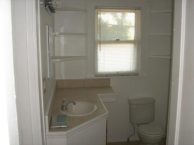 548 3rd St N, Saint Petersburg, FL 33701 - bathroom with toilet, plenty of natural light, and vanity