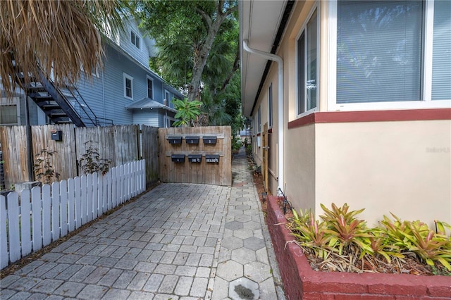 548 3rd St N, Saint Petersburg, FL 33701 - view of patio / terrace featuring fence