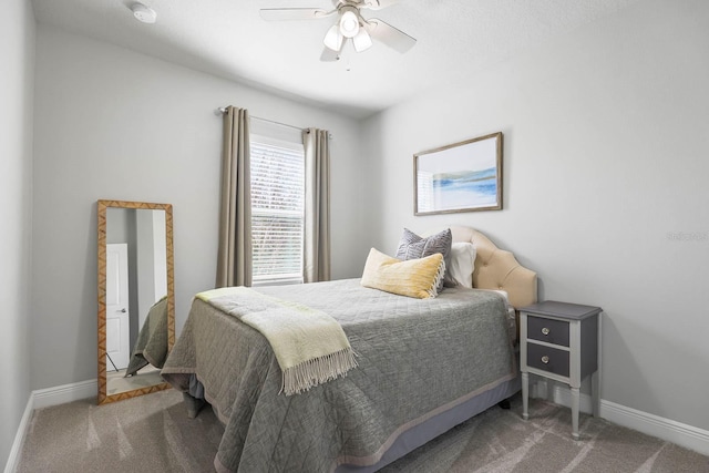 14241 Natures Reserve Dr, Lithia, FL 33547 - bedroom featuring carpet floors, baseboards, and a ceiling fan