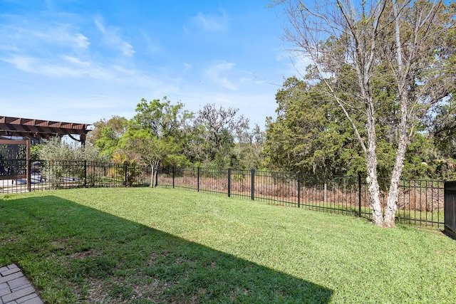 14241 Natures Reserve Dr, Lithia, FL 33547 - view of yard featuring a pergola