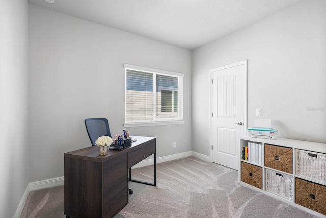 14241 Natures Reserve Dr, Lithia, FL 33547 - carpeted home office featuring baseboards