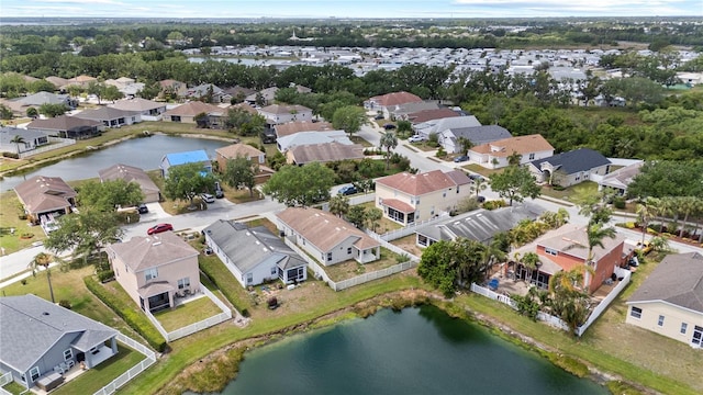 10108 36th Ct E, Parrish, FL 34219 - aerial perspective of suburban area with a large body of water