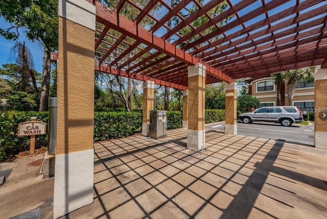 2220 Chianti Pl Unit 8-0817, Palm Harbor, FL 34683 - view of patio with a pergola