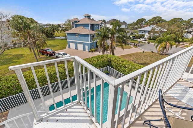 2050 N Pointe Alexis Dr, Tarpon Springs, FL 34689 - balcony with a residential view