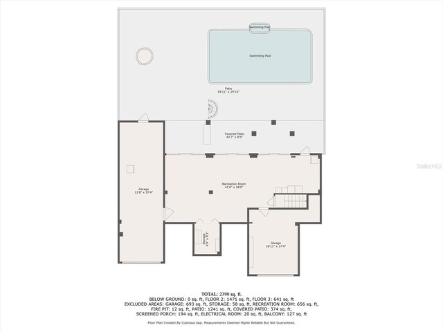 2050 N Pointe Alexis Dr, Tarpon Springs, FL 34689 - floor plan