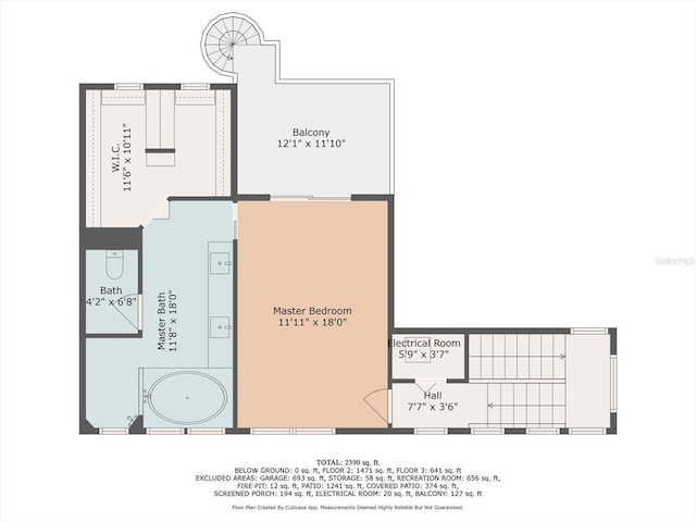 2050 N Pointe Alexis Dr, Tarpon Springs, FL 34689 - floor plan