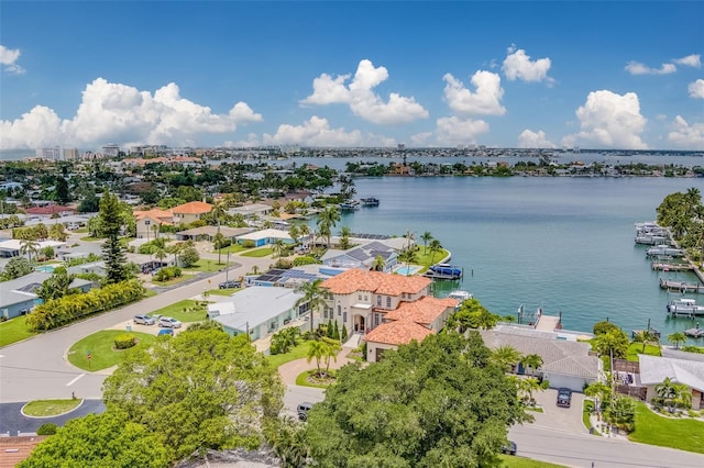 362 41st Ave, St Pete Beach, FL 33706 - bird's eye view featuring a water view