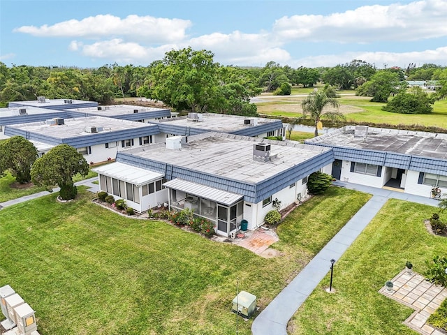 205 Andover Pl N Unit 110, Sun City Center, FL 33573 - drone / aerial view