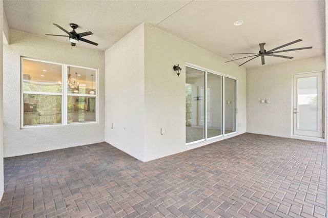30900 Spruceberry Ct, Wesley Chapel, FL 33543 - view of patio / terrace featuring ceiling fan