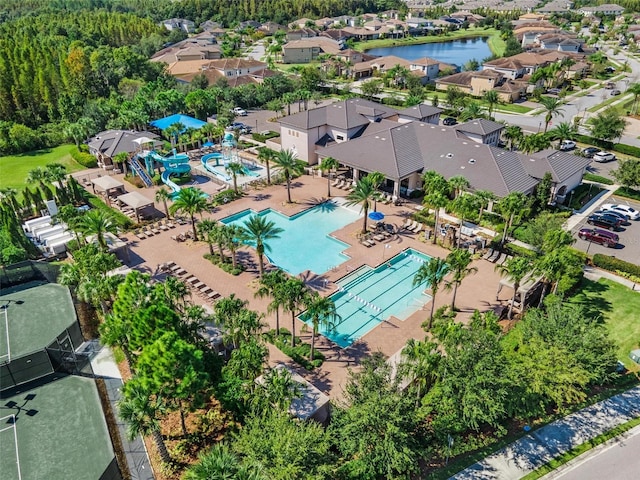 30900 Spruceberry Ct, Wesley Chapel, FL 33543 - birds eye view of property with a residential view