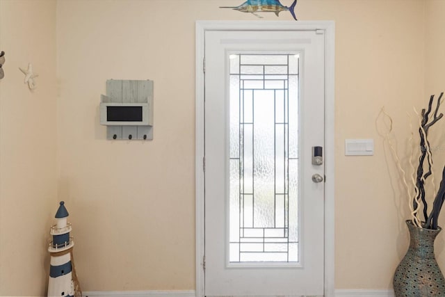 view of entryway