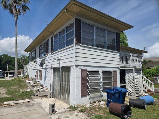 view of side of home
