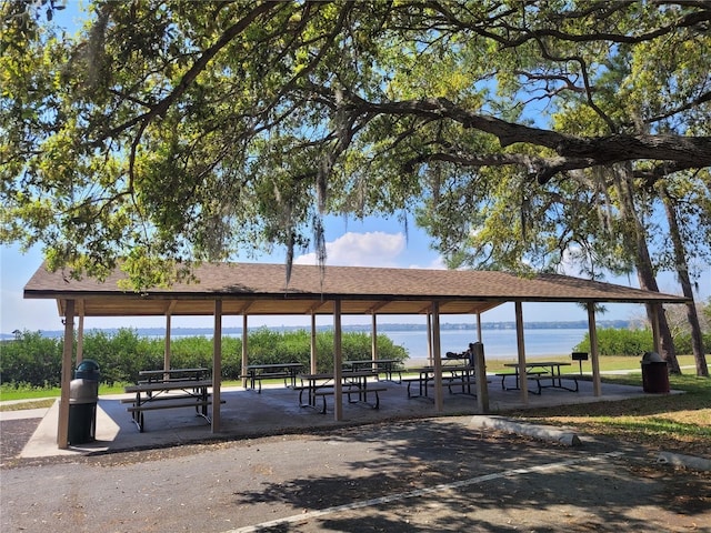surrounding community with a gazebo